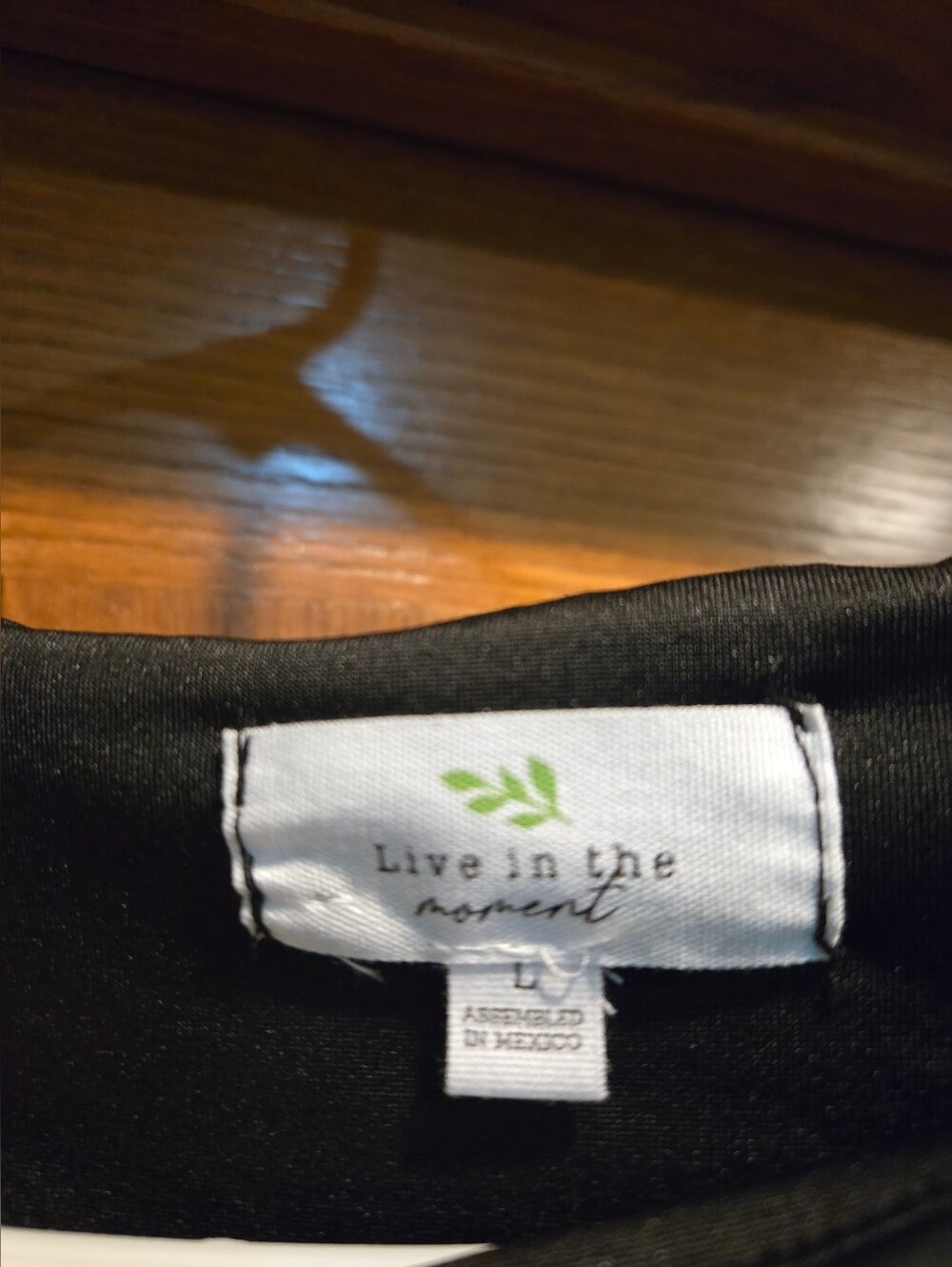 Classic Black Boatneck Sleeveless Tank Top - Picture 2 of 9